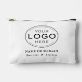 ビジネスロゴモダンブランド会社スワッグカスタム アクセサリーポーチ (正面)