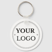 ビジネスロゴモダンプロフェッショナルブランド キーホルダー (正面)