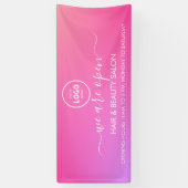 ビジネスロゴモダンプロフェッショナル6'バナー 横断幕 (縦)