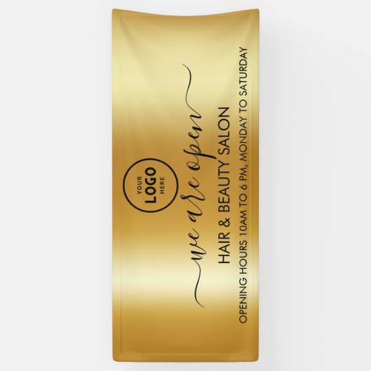 ビジネスロゴモダンプロフェッショナル6'バナー 横断幕 (縦)