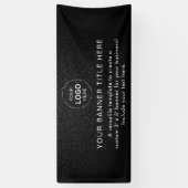 ビジネスロゴモダンプロフェッショナル6'バナー 横断幕 (縦)