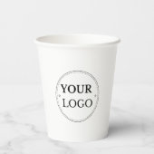 ビジネスロゴモダンプロフェッショナル 紙コップ (裏面)