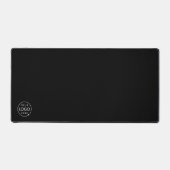 ビジネスロゴモダンミニマリストブラックプロフェッショナル デスクマット (正面)