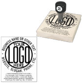 ビジネスロゴモダン大企業のプロフェッショナル ラバースタンプ (押印)