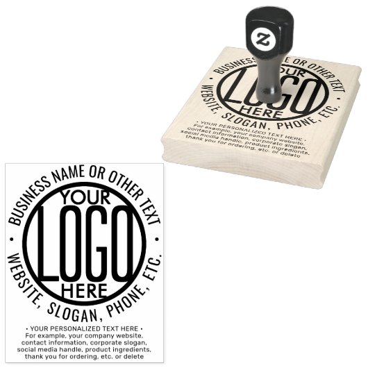 ビジネスロゴモダン大企業のプロフェッショナル ラバースタンプ (押印)