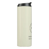 ビジネスロゴモダン従業員スワッグ タンブラー (回転左)