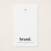 ビジネスロゴラベルつるラベルカード (正面)