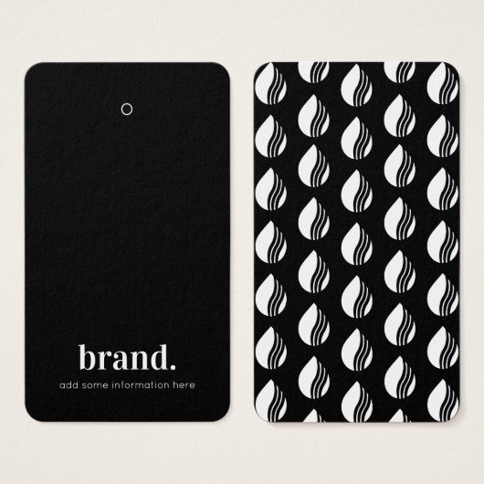 ビジネスロゴラベルつるラベルカード (正面&裏面)