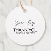 ビジネスロゴラベルのつるラベル フェイバータグ (正面)