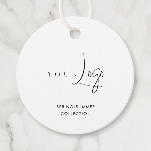 ビジネスロゴラベルのつるラベル フェイバータグ (正面)