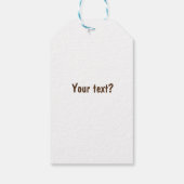 ビジネスロゴラベルシックフローラガーリーデザイン ギフトタグ (裏面)