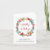 ビジネスロゴリース企業のクリスマス シーズンカード (正面)