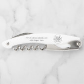 ビジネスロゴ企業のの宣伝スワッグ ソムリエナイフ (裏面)