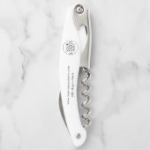 ビジネスロゴ企業のの宣伝スワッグ ソムリエナイフ (裏面)