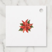 ビジネスロゴ企業のイベントクリスマス フェイバータグ (裏面)