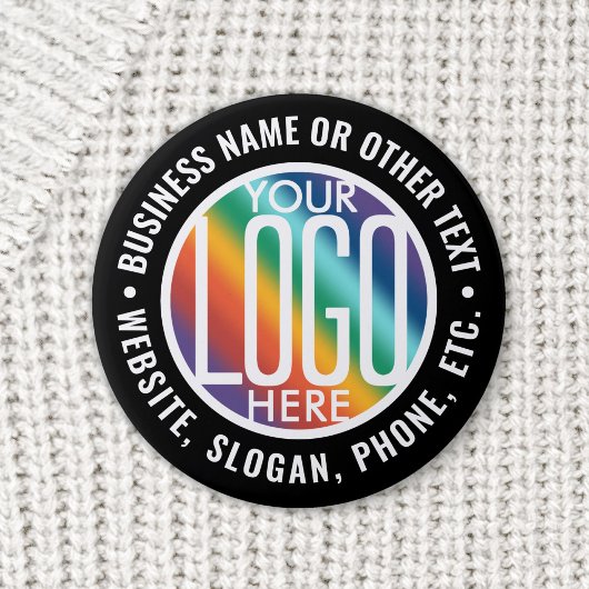 ビジネスロゴ企業のプロモブモダンラック 缶バッジ