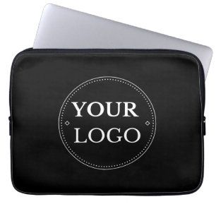 ビジネスロゴ企業のミニマモダンリスト ラップトップスリーブ