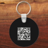 ビジネスロゴ企業のミニマリスト白黒 キーホルダー (裏面)