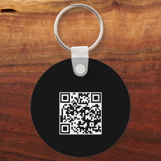 ビジネスロゴ企業のミニマリスト白黒 キーホルダー (裏面)