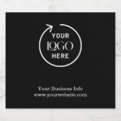 ビジネスロゴ企業の会社ミニマル ビールラベル (シングルラベル)