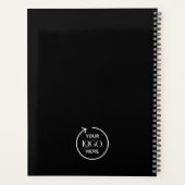 ビジネスロゴ企業の会社ミニマル プランナー手帳 (裏面)