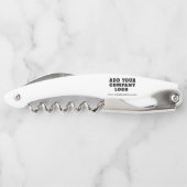 ビジネスロゴ会社のスタッフプロモーションスワッグの追加 ソムリエナイフ (裏面)