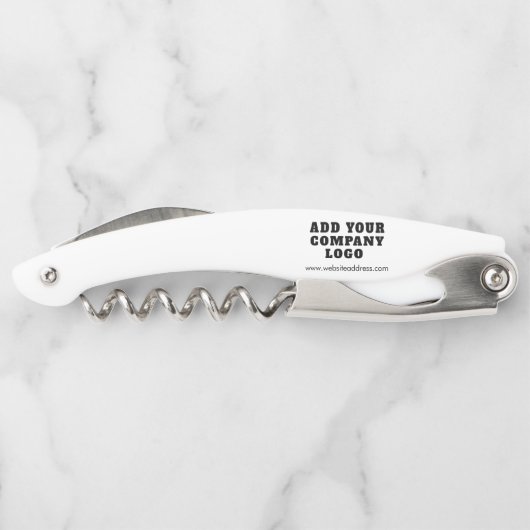 ビジネスロゴ会社のスタッフプロモーションスワッグの追加 ソムリエナイフ (裏面)