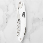 ビジネスロゴ会社のスタッフプロモーションスワッグの追加 ソムリエナイフ (正面)