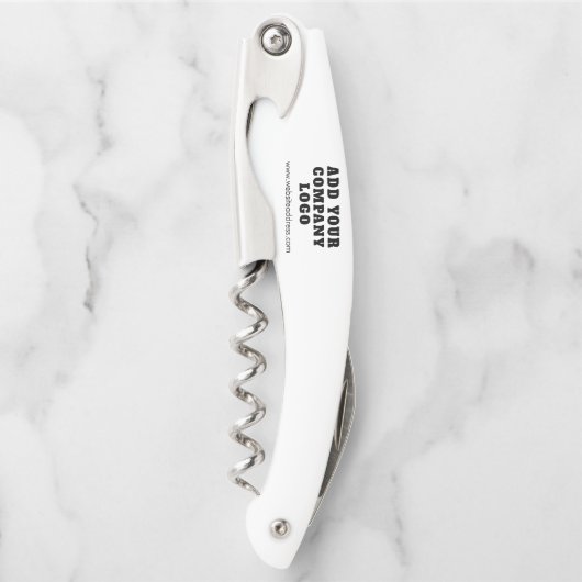 ビジネスロゴ会社のスタッフプロモーションスワッグの追加 ソムリエナイフ (正面)