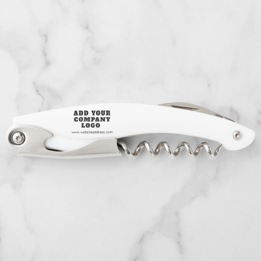 ビジネスロゴ会社のスタッフプロモーションスワッグの追加 ソムリエナイフ (正面)