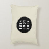 ビジネスロゴ会社のスワッグ アクセントクッション (裏面(縦))