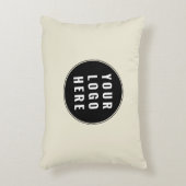 ビジネスロゴ会社のスワッグ アクセントクッション (正面(垂直))