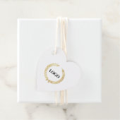 ビジネスロゴ会社のハートつるラベル フェイバータグ (インサイチュ)