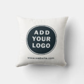ビジネスロゴ会社のプロモカスタムーション クッション (裏面)