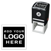 ビジネスロゴ会社のモダン追加 セルフインキングスタンプ (インサイチュ)