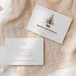 ビジネスロゴ会社の休日グリーティングカード 招待状