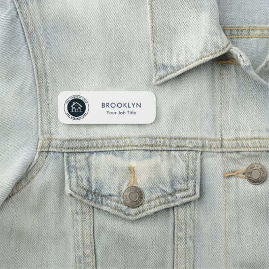 ビジネスロゴ会社の従業員のカスタム 名札 (インサイチュ)