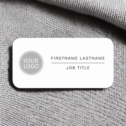 ビジネスロゴ会社の社員 名札