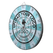 ビジネスロゴ会社の色 ダーツボード (正面右)