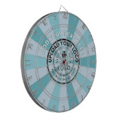 ビジネスロゴ会社の色 ダーツボード (正面左)