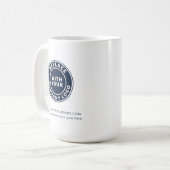 ビジネスロゴ会社のWebサイトの追加カスタム方法 コーヒーマグカップ (正面左)