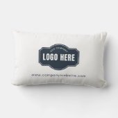 ビジネスロゴ会社ショールームカスタム装飾 ランバークッション (裏面)
