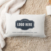 ビジネスロゴ会社ショールームカスタム装飾 ランバークッション (ブランケット)