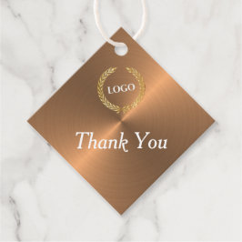 ビジネスロゴ会社ダイヤモンド銅つるラベル フェイバータグ