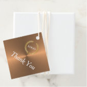 ビジネスロゴ会社ダイヤモンド銅つるラベル フェイバータグ (インサイチュ)