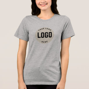ビジネスロゴ会社ブランドスタッフ従業員 トライブレンドTシャツ