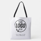 ビジネスロゴ会社プロフェッショナルブランディングカスタム トートバッグ (正面)