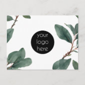 ビジネスロゴ会社プロモーションユーカリ シーズンポストカード (正面)