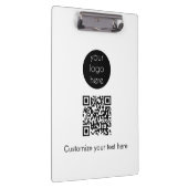 ビジネスロゴ会社プロモーションQRコード文字 クリップボード (右)