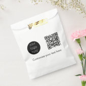 ビジネスロゴ会社プロモーションQRコード文字 フェイバーバッグ (封をした状態)